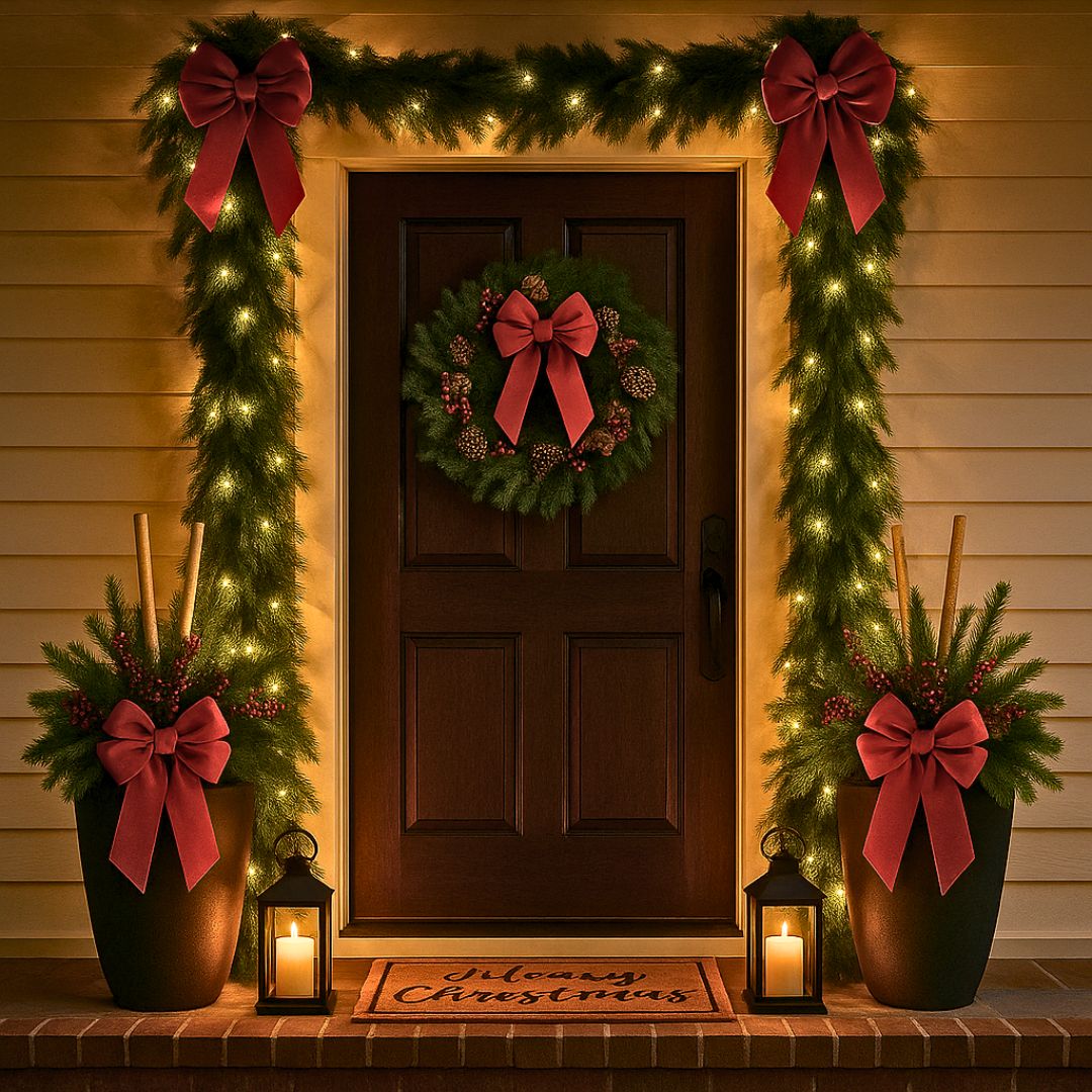 The Merry & Bright Porch Glow-Up